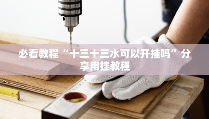 必看教程“十三十三水可以开挂吗”分享用挂教程 必看教程“十三十三水可以开挂吗”分享用挂教程