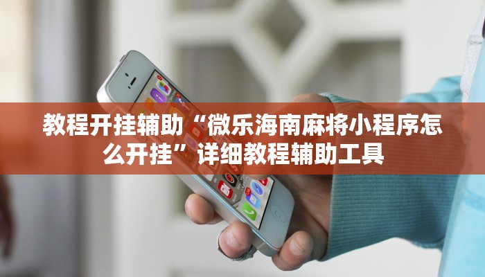 教程开挂辅助“微乐海南麻将小程序怎么开挂”详细教程辅助工具 教程开挂辅助“微乐海南麻将小程序怎么开挂”详细教程辅助工具