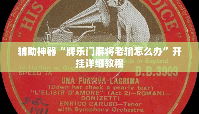 辅助神器“牌乐门麻将老输怎么办”开挂详细教程