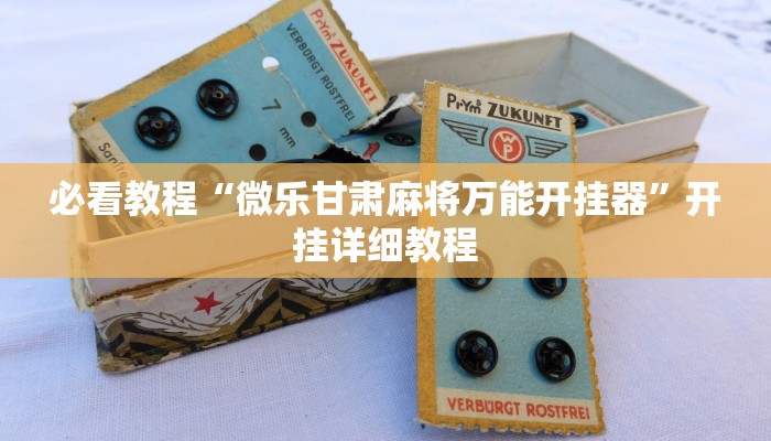 必看教程“微乐甘肃麻将万能开挂器”开挂详细教程