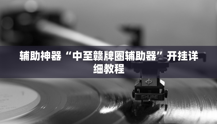 辅助神器“中至赣牌圈辅助器”开挂详细教程